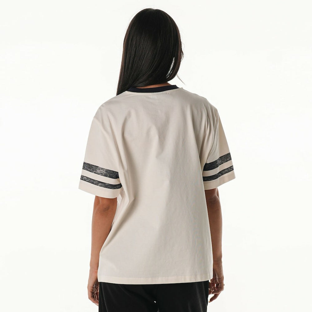 New England Patriots The Wild Collective Women's Vintage Drop Shoulder Oversized Boyfriend T-Shirt | NFL Hot
