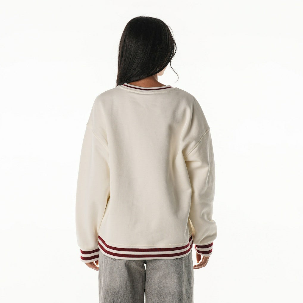 Washington Commanders The Wild Collective Women's Oversized Vintage French Terry Sweatshirt | NFL Near me