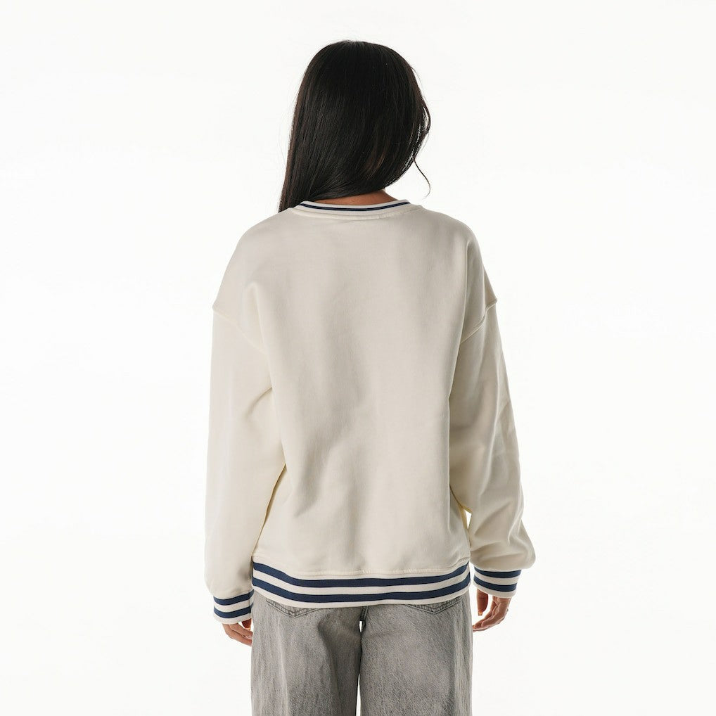 Indianapolis Colts The Wild Collective Women's Oversized Vintage French Terry Sweatshirt | NFL Hot