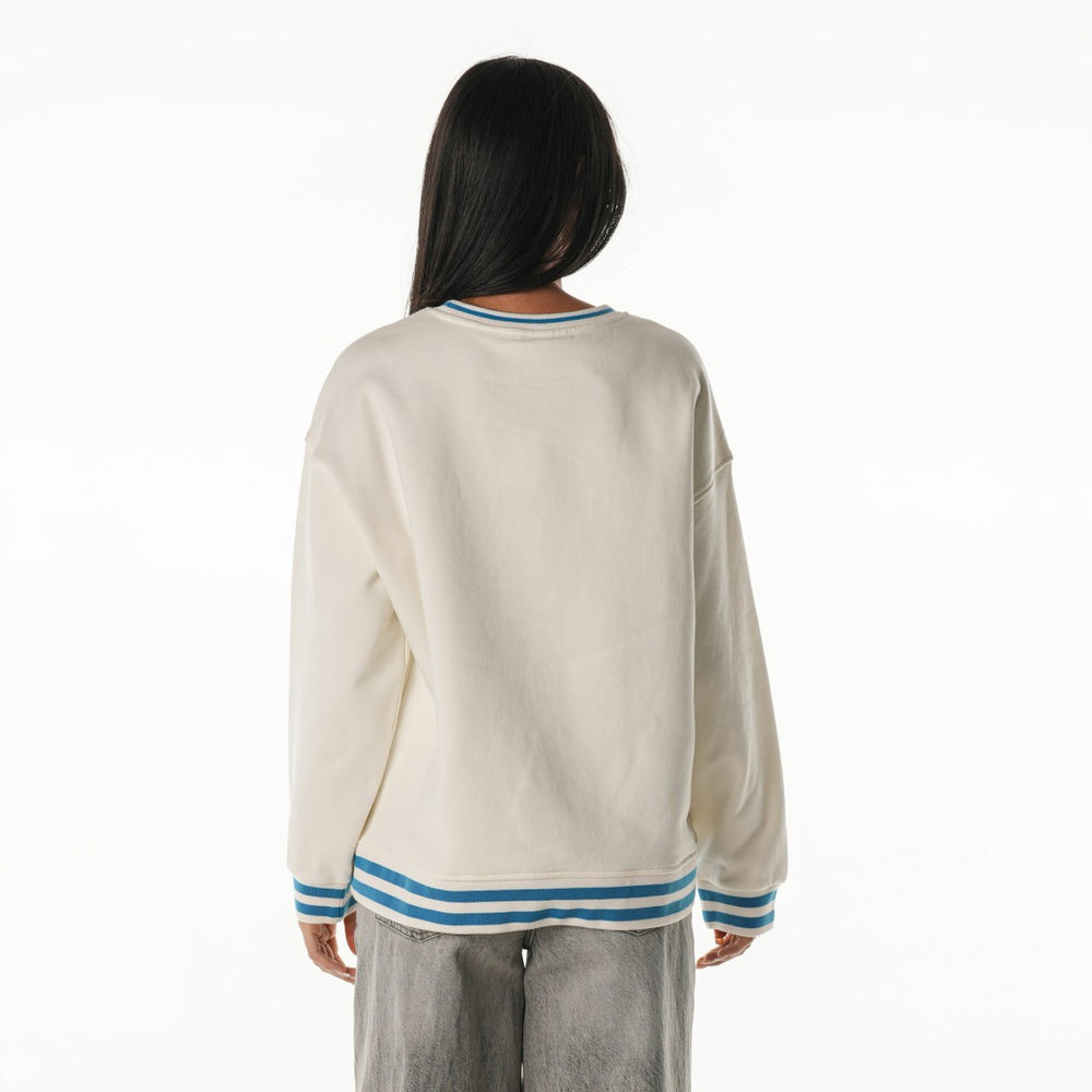 Detroit Lions The Wild Collective Women's Oversized Vintage French Terry Sweatshirt | NFL Sale
