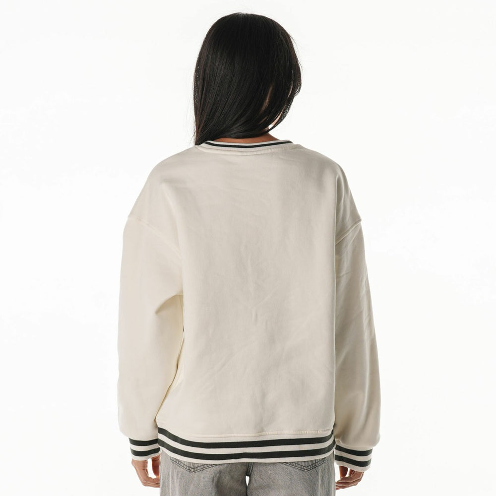 Green Bay Packers The Wild Collective Women's Oversized Vintage French Terry Sweatshirt | NFL Hot