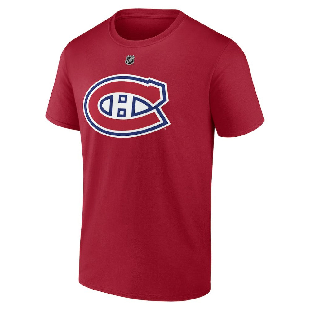 Cole Caufield Montreal Canadiens Fanatics Authentic Stack Name & Number T-Shirt -  NHL T-shirts