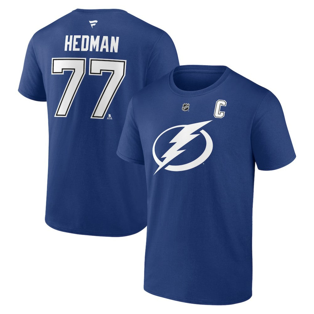 Victor Hedman Tampa Bay Lightning Fanatics Authentic Stack Name & Number T-Shirt -  NHL T-shirts
