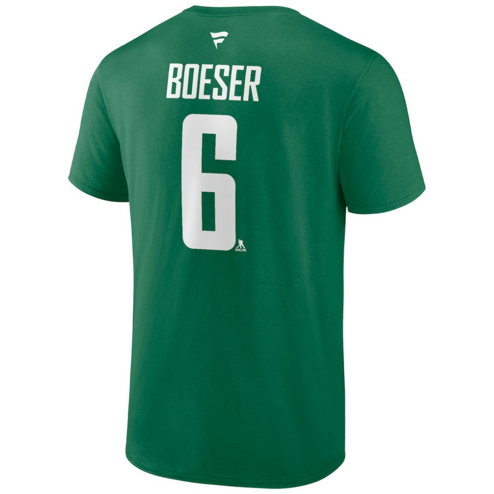 Brock Boeser Vancouver Canucks Fanatics Authentic Stack Name & Number T-Shirt -  NHL T-shirts