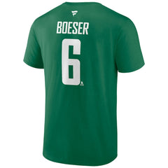 Brock Boeser Vancouver Canucks Fanatics Authentic Stack Name & Number T-Shirt -  NHL T-shirts