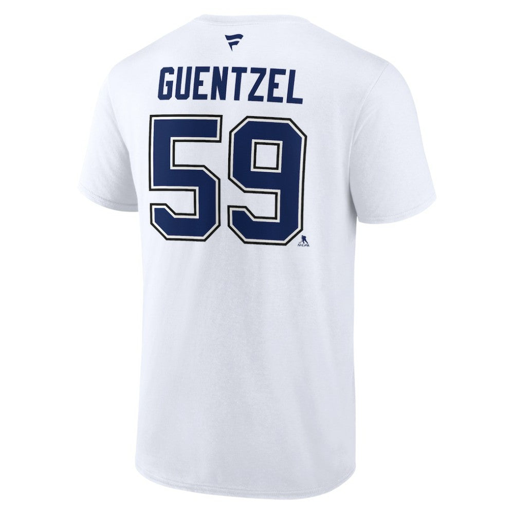 Jake Guentzel Tampa Bay Lightning Fanatics Authentic Stack Name & Number T-Shirt -  NHL T-shirts