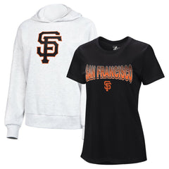 San Francisco Giants G-III 4Her by Carl Banks Women's T-Shirt and Hoodie Combo Pack - MLB Hoodies