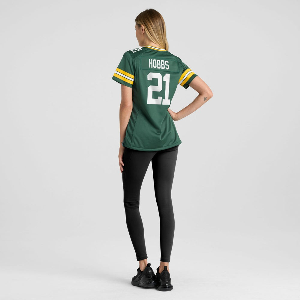 Green Bay Packers Nate Hobbs  Women's Team Game Jersey | NFL Sale