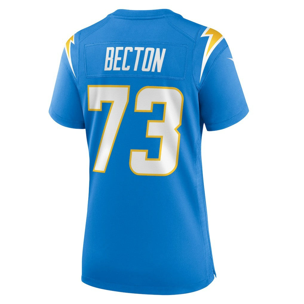 Los Angeles Chargers Mekhi Becton  Women's Team Game Jersey | NFL On sale