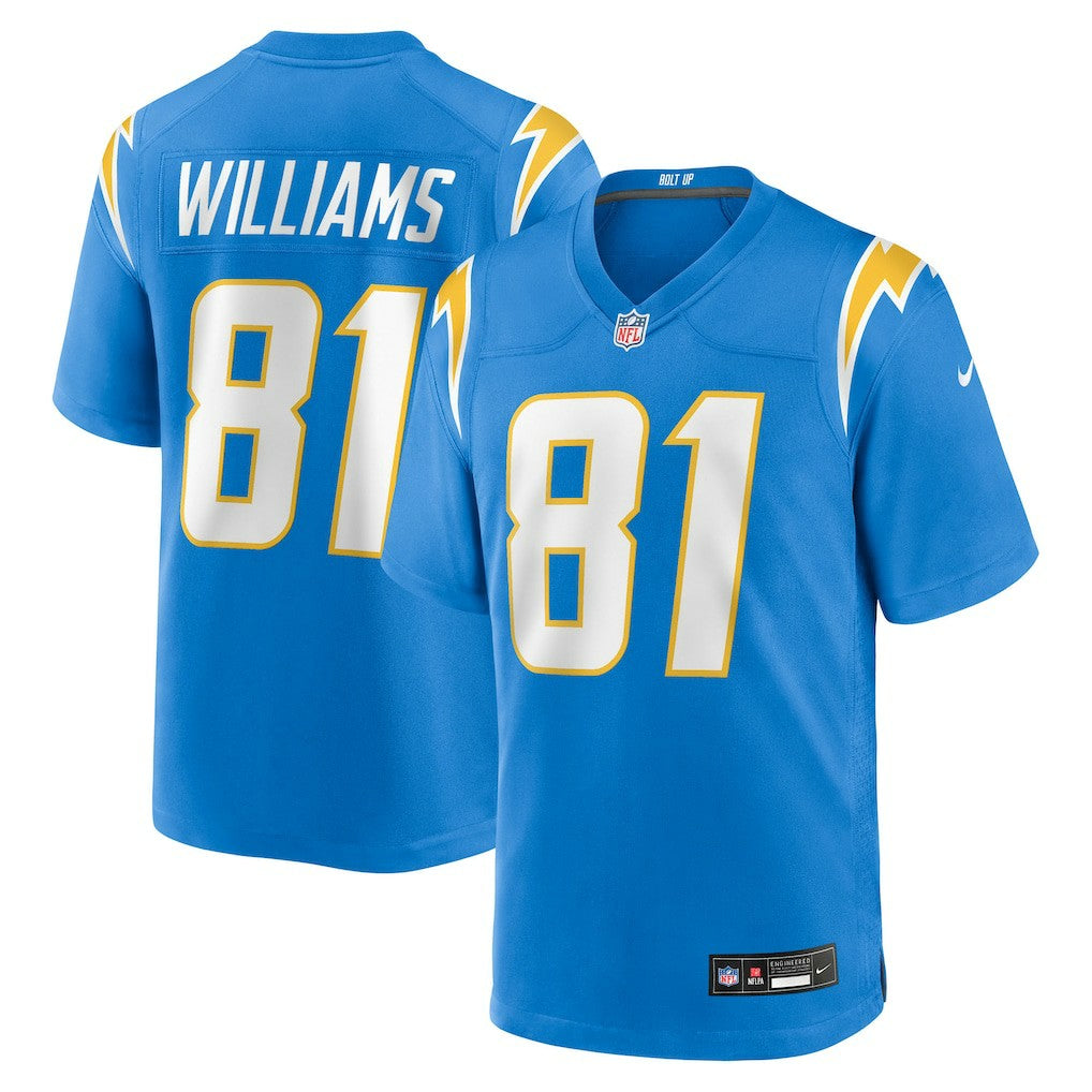 Los Angeles Chargers Mike Williams  Team Game Jersey | NFL Hot
