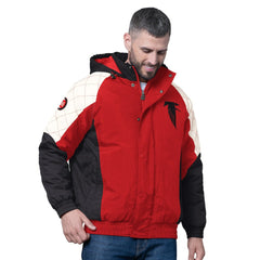 Atlanta Falcons Starter Oxford Crinkle Full-Snap Hoodie Jacket | NFL New