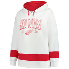Detroit Red Wings Profile Women's Plus Size Hoodie -  NHL Hoodies
