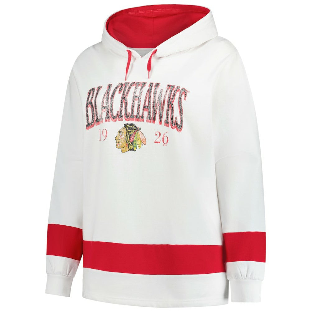 Chicago Blackhawks Profile Women's Plus Size Hoodie -  NHL Hoodies