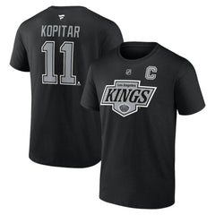 Anze Kopitar Los Angeles Kings Fanatics Authentic Stack Name & Number T-Shirt -  NHL T-shirts