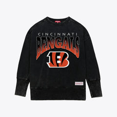 Cincinnati Bengals Women's Delineate Mineral Wash Crewneck Sweatshirt | NFL US