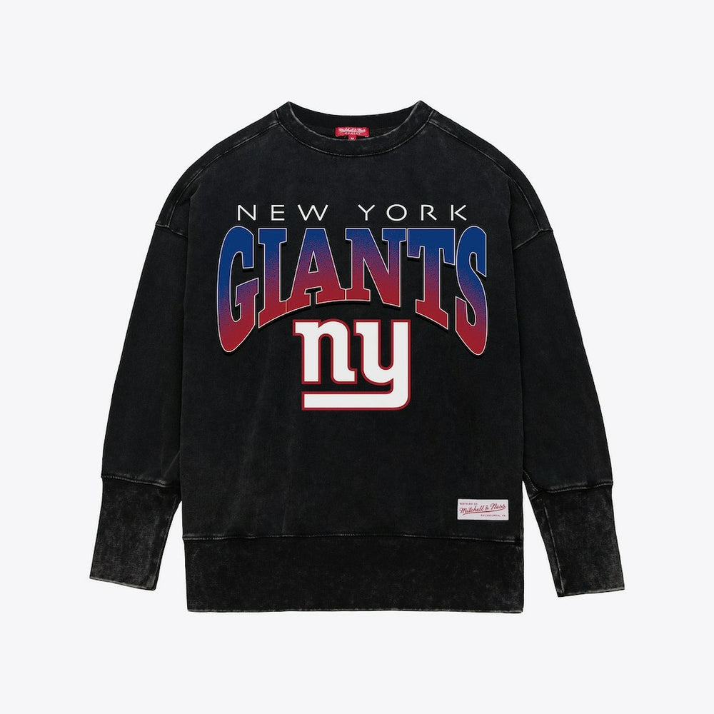 New York Giants Women's Delineate Mineral Wash Crewneck Sweatshirt | NFL Sale