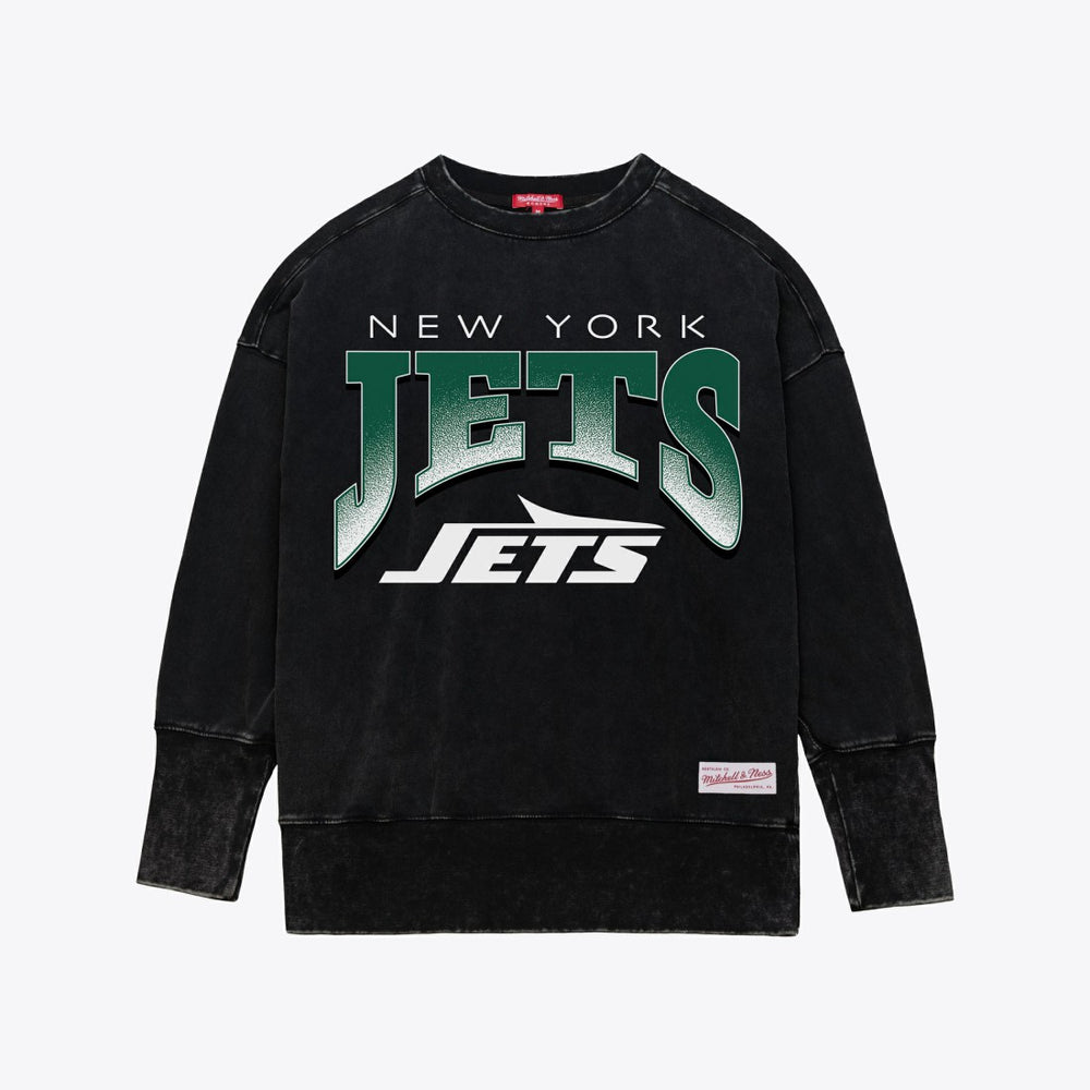 New York Jets Women's Delineate Mineral Wash Crewneck Sweatshirt | NFL Near me