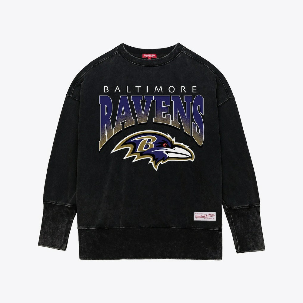 Baltimore Ravens Women's Delineate Mineral Wash Crewneck Sweatshirt | NFL Near me