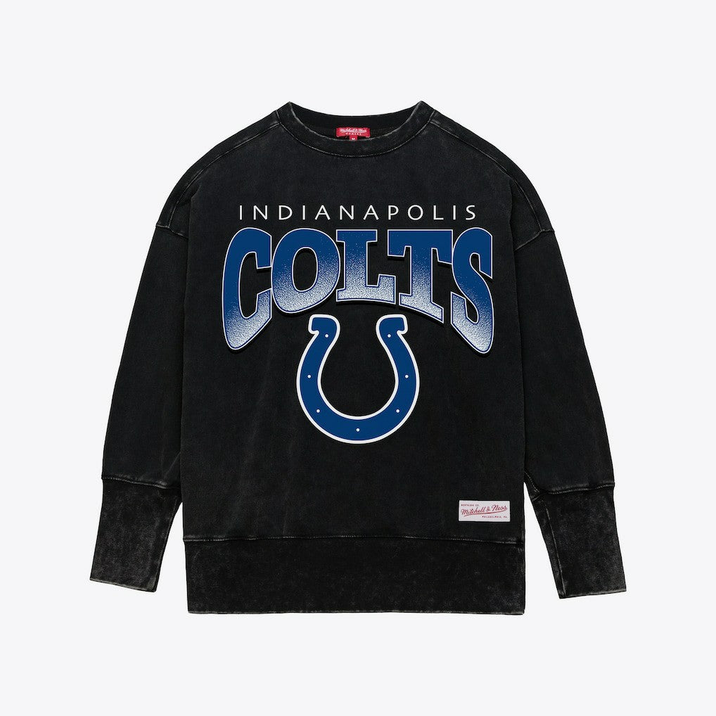 Indianapolis Colts Women's Delineate Mineral Wash Crewneck Sweatshirt | NFL Near me