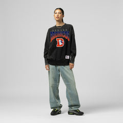 Denver Broncos Women's Delineate Mineral Wash Crewneck Sweatshirt | NFL US