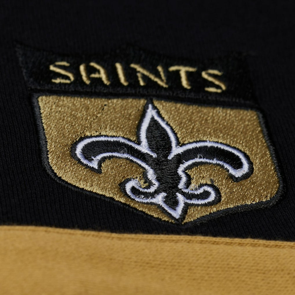 New Orleans Saints Women's Cropped Long Sleeve Rugby Polo | NFL Sale