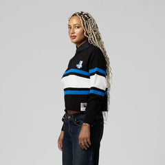 Detroit Lions Women's Cropped Long Sleeve Rugby Polo | NFL Hot