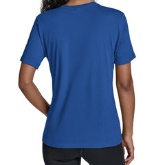 Kansas City Royals Starter Women's Groovy Script Team Fitted T-Shirt - MLB T-shirts