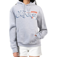 Detroit Tigers Starter Women's Groovy Script Team Fleece Pullover Hoodie - MLB Hoodies