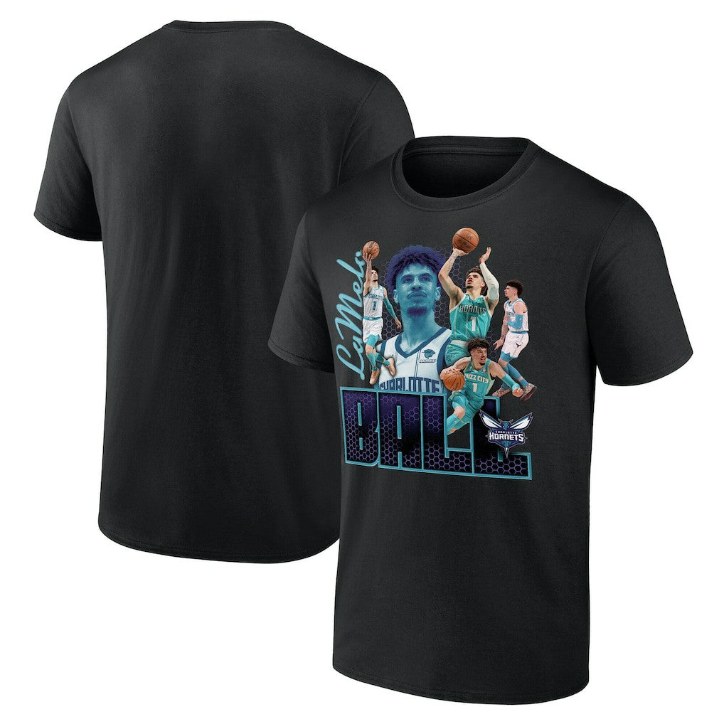 Black LaMelo Ball Charlotte Hornets Notorious 3.0 Player T-Shirt | NBA