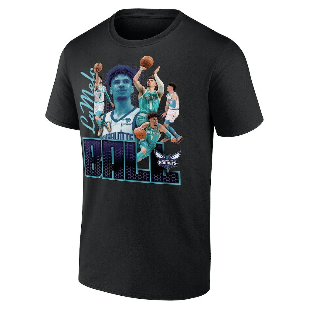 Black LaMelo Ball Charlotte Hornets Notorious 3.0 Player T-Shirt | NBA