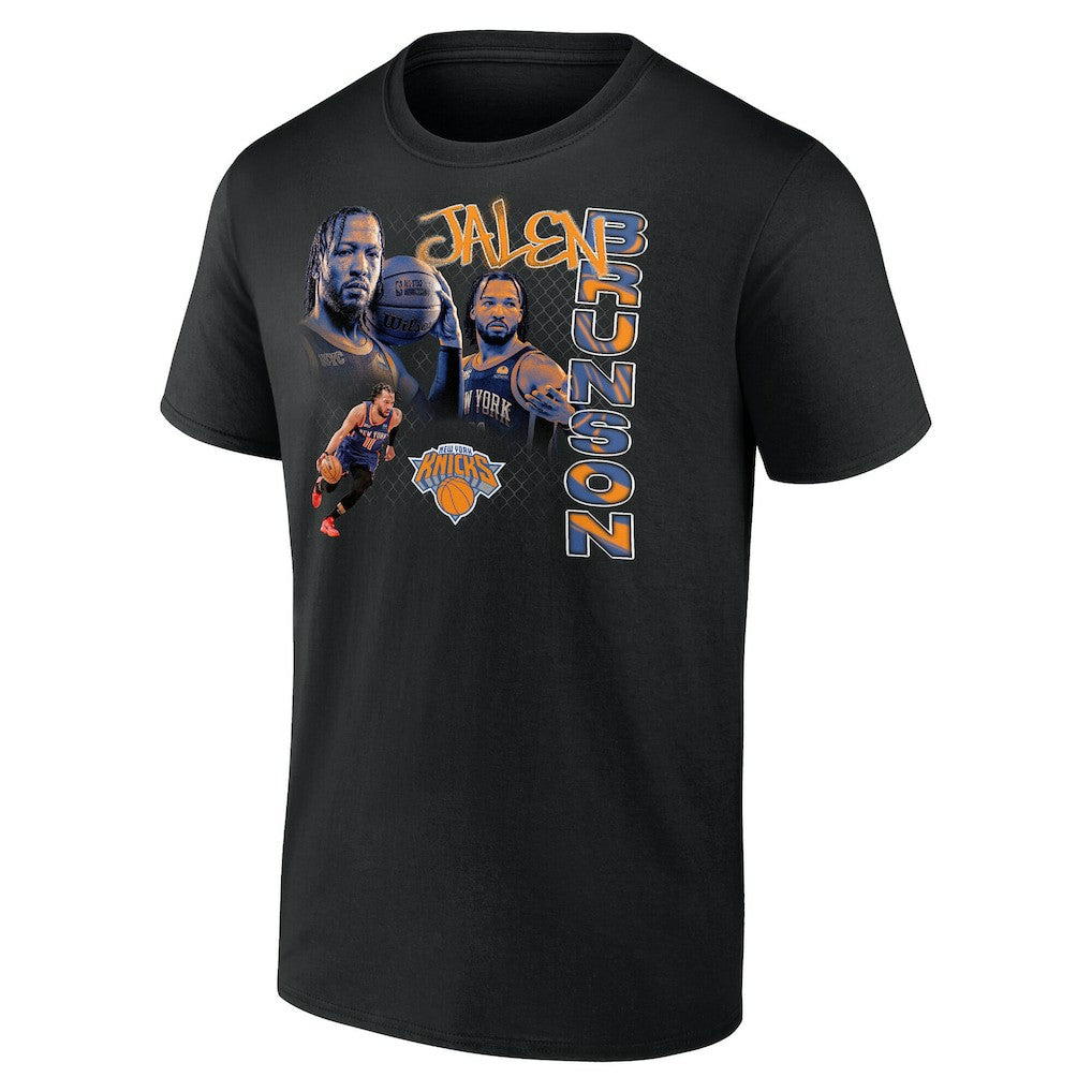 Black Jalen Brunson New York Knicks Notorious 3.0 Player T-Shirt | NBA