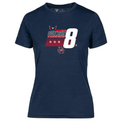 Alexander Ovechkin Washington Capitals Levelwear Women's NHL All-Time Leading Goal Scorer Milestone Stripes Name & Number Maddox T-Shirt -  NHL T-shirts