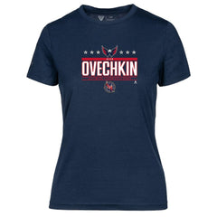 Alexander Ovechkin Washington Capitals Levelwear Women's NHL All-Time Leading Goal Scorer Milestone Stars Name & Number Maddox T-Shirt -  NHL T-shirts