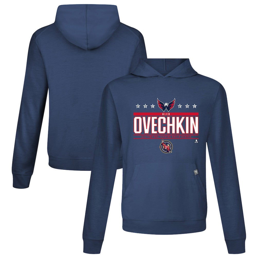 Alexander Ovechkin Washington Capitals Levelwear NHL All-Time Leading Goal Scorer Milestone Stars Name & Number Relay Pullover Hoodie -  NHL Hoodies