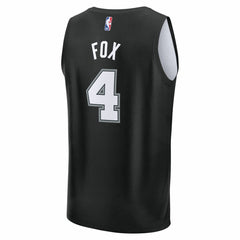 Black De'Aaron Fox San Antonio Spurs 2025/26 City Edition Fast Break Jersey | NBA