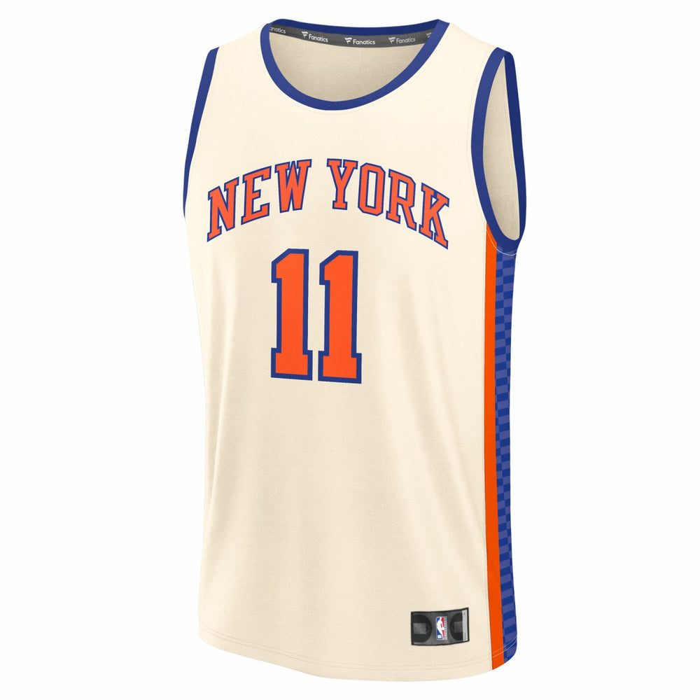 Cream Jalen Brunson New York Knicks 2025/26 City Edition Fast Break Jersey | NBA