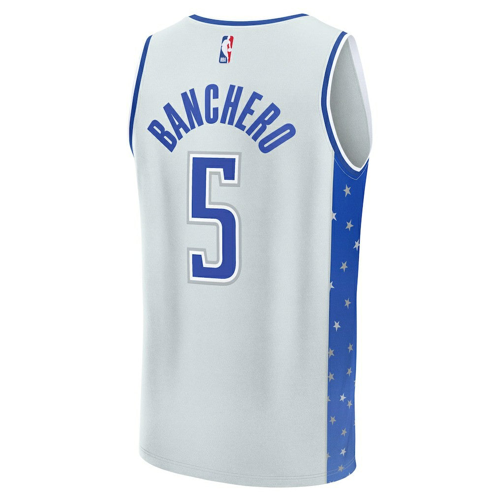 Silver Paolo Banchero Orlando Magic 2025/26 City Edition Fast Break Jersey | NBA