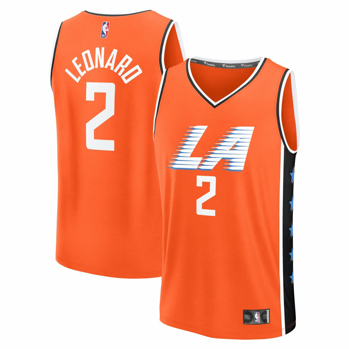 Orange Kawhi Leonard LA Clippers 2025/26 City Edition Fast Break Jersey | NBA