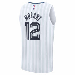 White Ja Morant Memphis Grizzlies 2025/26 City Edition Fast Break Jersey | NBA