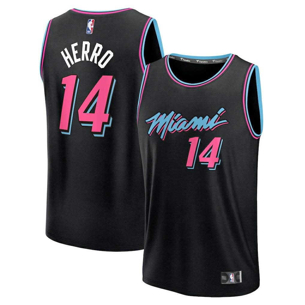 Black Tyler Herro Miami Heat Youth 2025/26 City Edition Fast Break Jersey | NBA