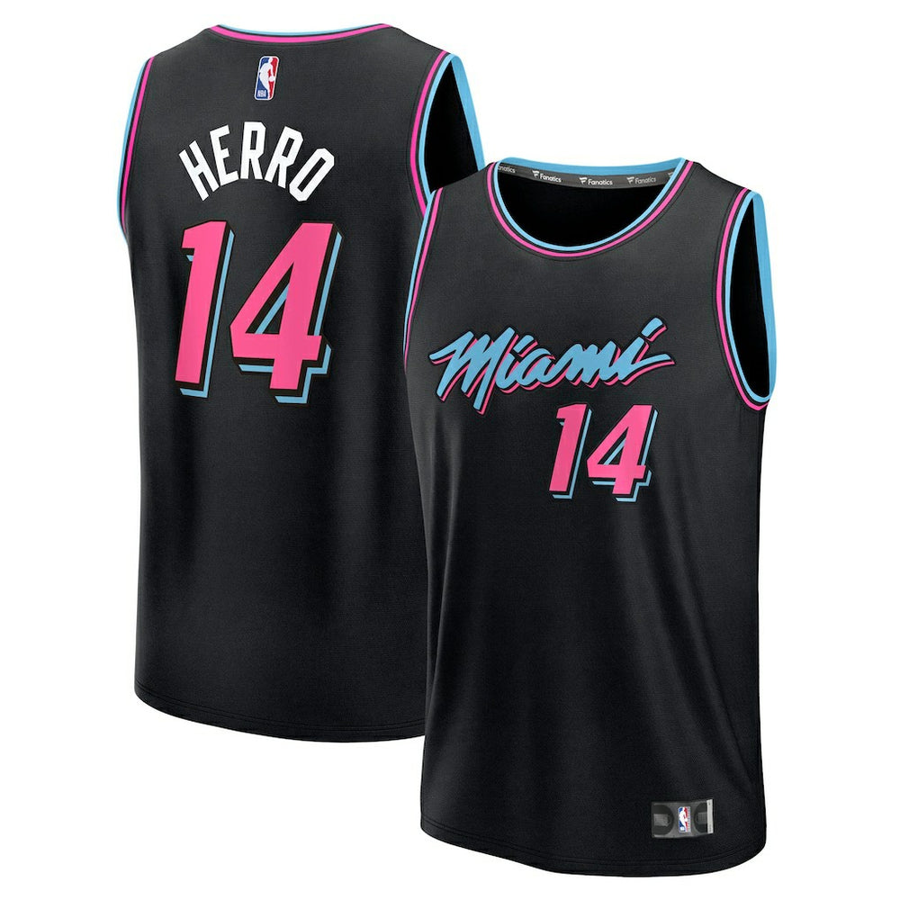 Black Tyler Herro Miami Heat Youth 2025/26 City Edition Fast Break Jersey | NBA