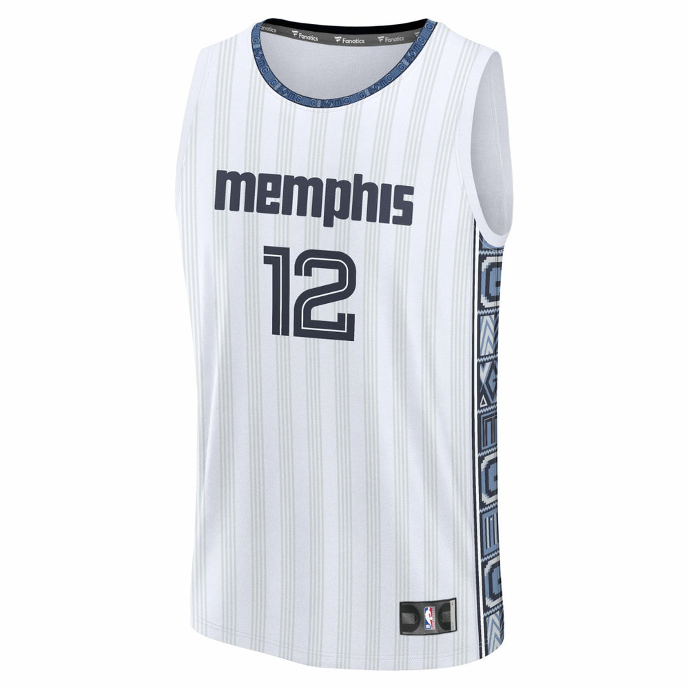 White Ja Morant Memphis Grizzlies Youth 2025/26 City Edition Fast Break Jersey | NBA