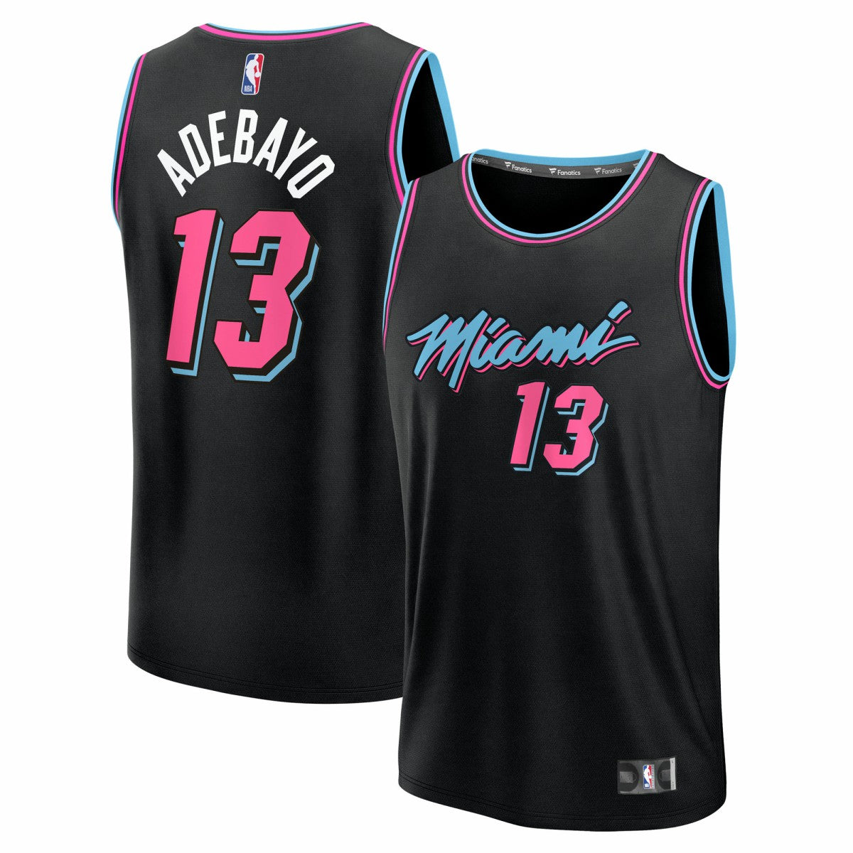 Black Bam Adebayo Miami Heat Youth 2025/26 City Edition Fast Break Jersey | NBA