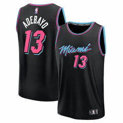 Black Bam Adebayo Miami Heat Youth 2025/26 City Edition Fast Break Jersey | NBA