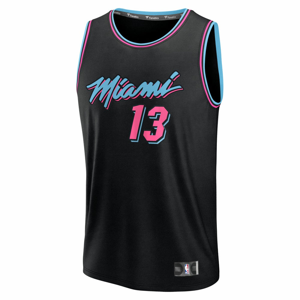 Black Bam Adebayo Miami Heat Youth 2025/26 City Edition Fast Break Jersey | NBA