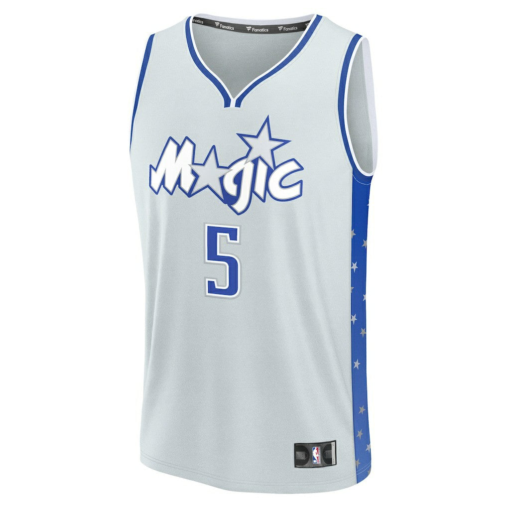 Silver Paolo Banchero Orlando Magic Youth 2025/26 City Edition Fast Break Jersey | NBA