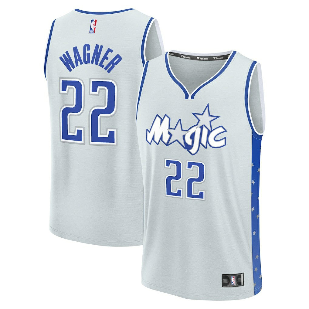 Silver Franz Wagner Orlando Magic Youth 2025/26 City Edition Fast Break Jersey | NBA