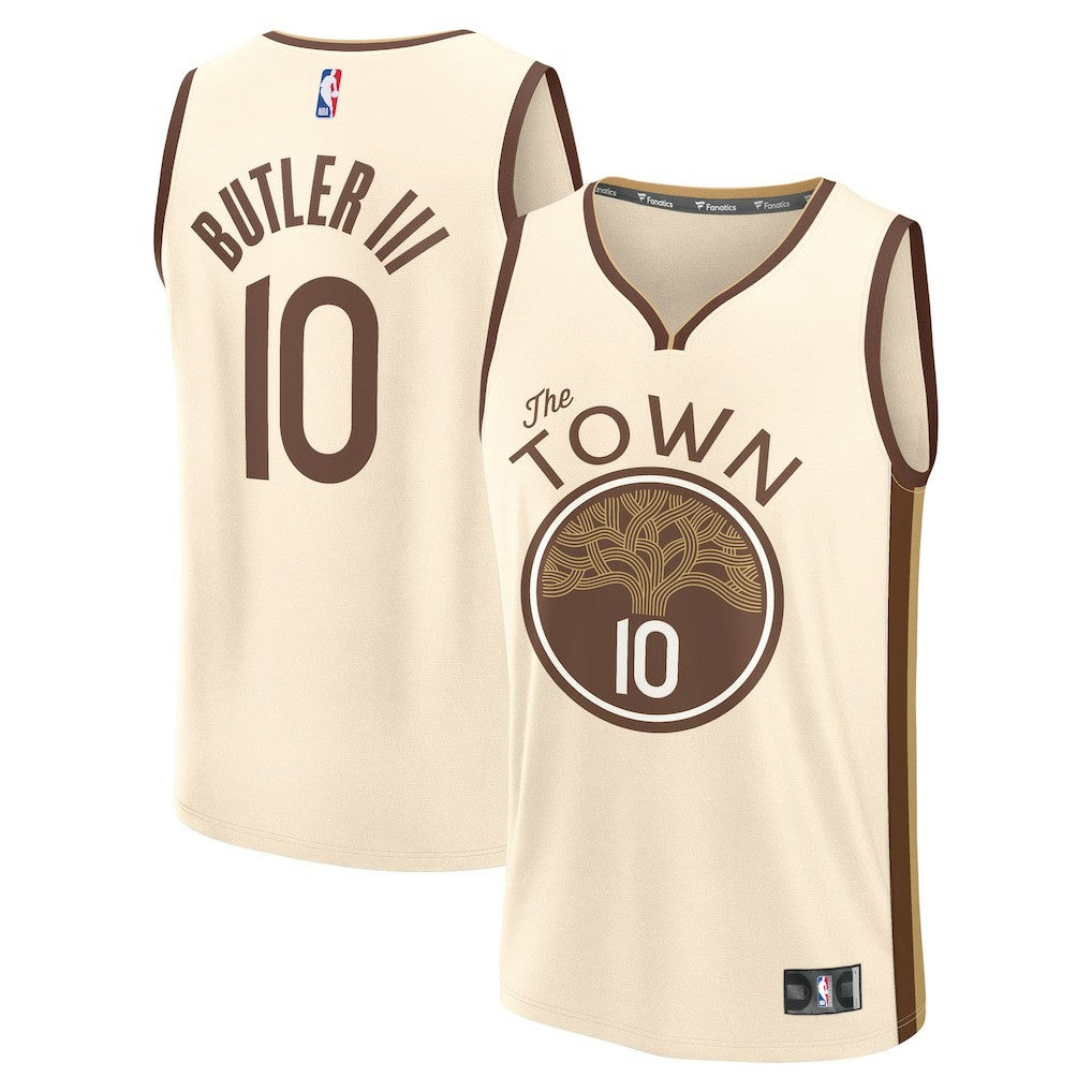 Tan Jimmy Butler III Golden State Warriors Youth 2025/26 City Edition Fast Break Jersey sale | NBA