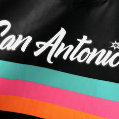 Black De'Aaron Fox San Antonio Spurs Youth 2025/26 City Edition Fast Break Jersey | NBA