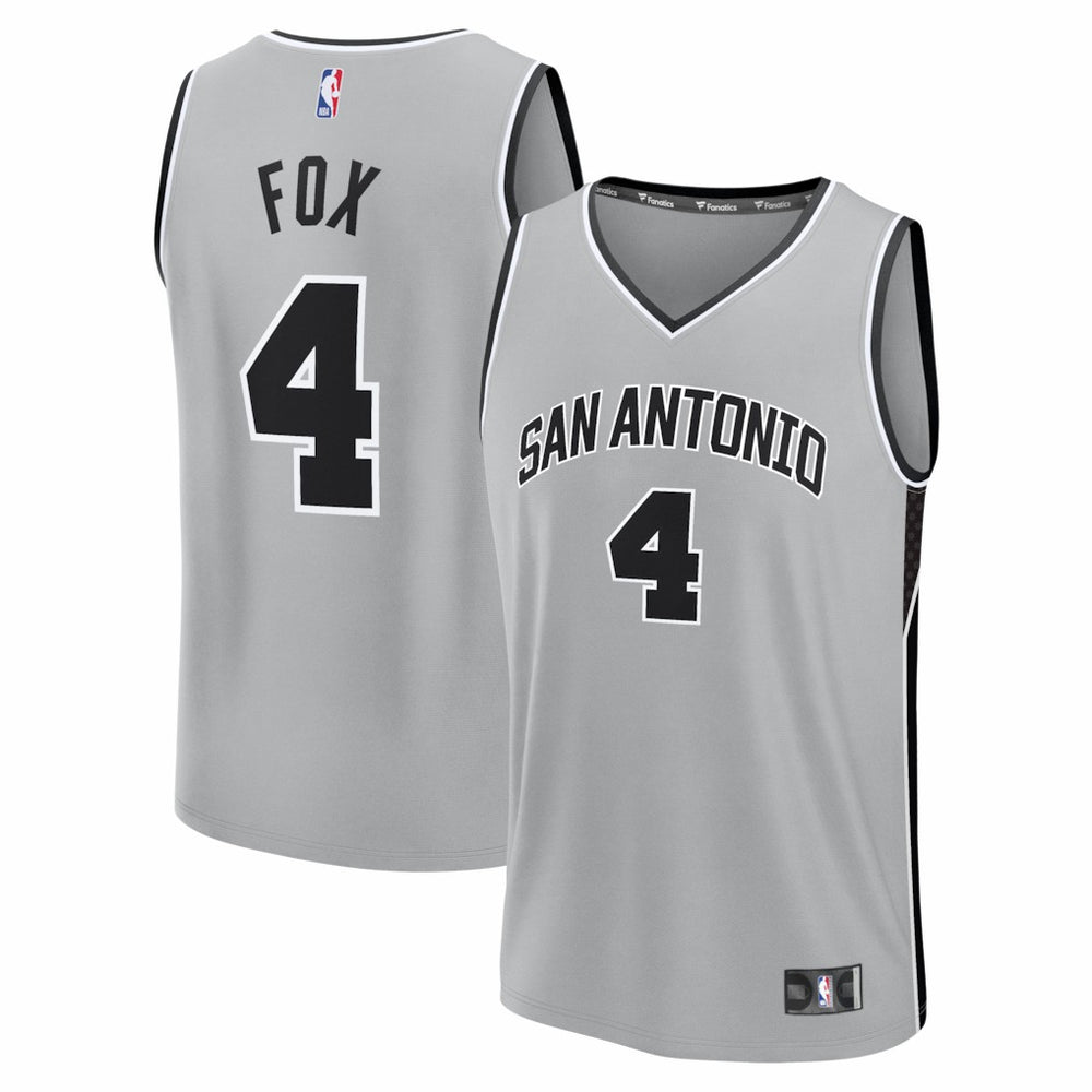 Silver De'Aaron Fox San Antonio Spurs Fast Break Jersey | NBA
